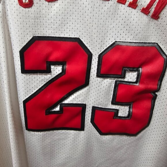 Michael Jordan #23 1984 Nike Team Sports Flight 8403 Chicago  Bulls NBA Jersey L - Picture 12 of 12